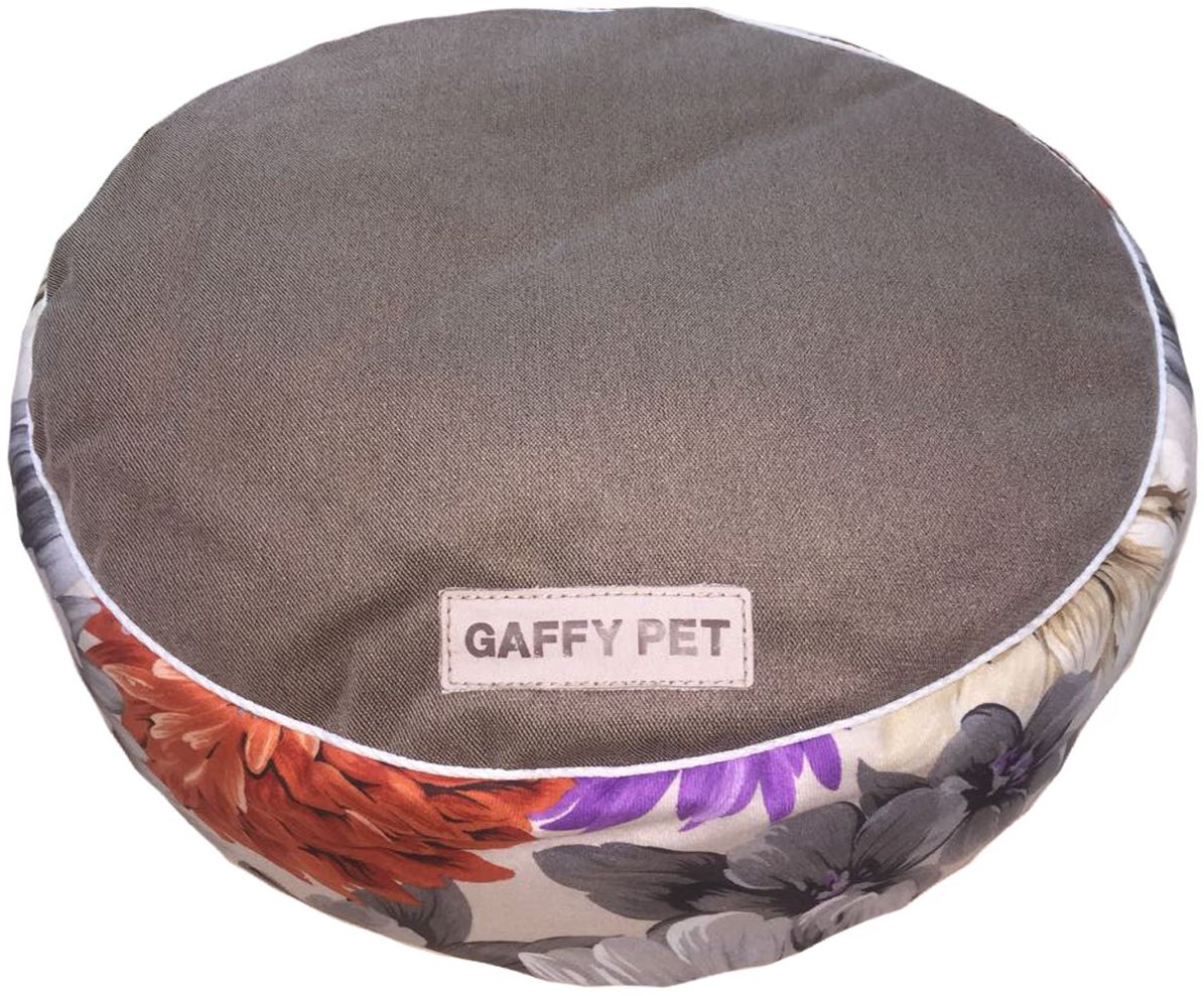 фото Пуф для животных Gaffy Pet "Flower", цвет: шоколадный, 60 х 60 х 15 см