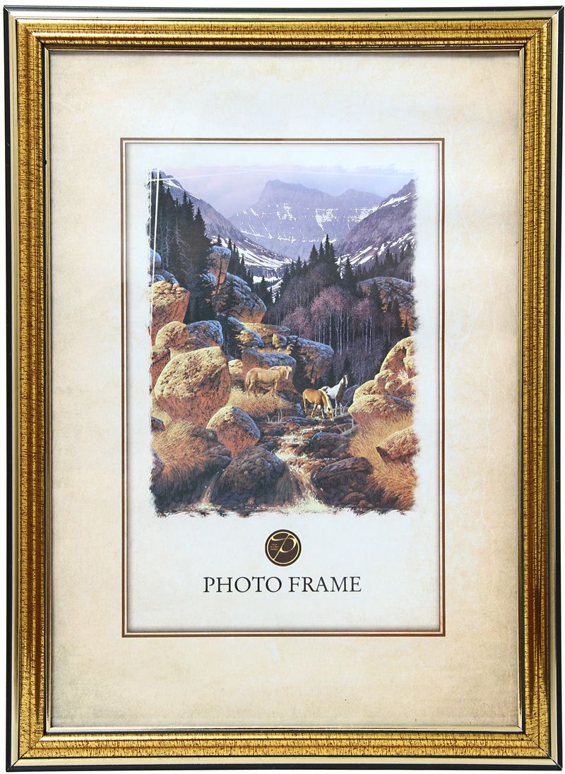 фото Фоторамка Pioneer "Россия", цвет: крапленое золото, 21 х 30 см