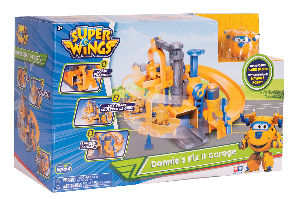 фото Super Wings Игровой набор Станция Донни с подъемником