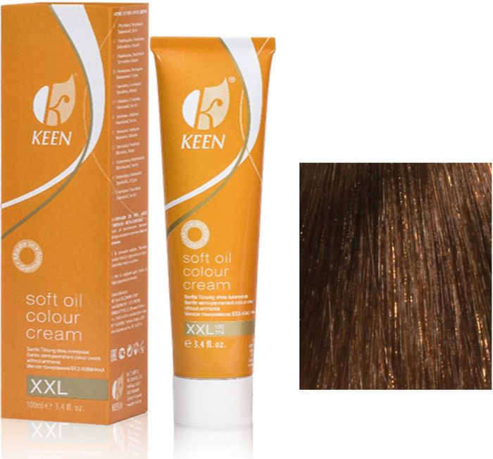 Keen Soft Oil Мягкое тонирование Крем-масло для волос 6.73 Мускат Muskat, 100 мл