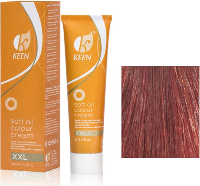 Keen Soft Oil Мягкое тонирование Крем-масло для волос 7.45 Натуральный медно-красный блондин Mittelblond Kupfer-Rot, 100 мл
