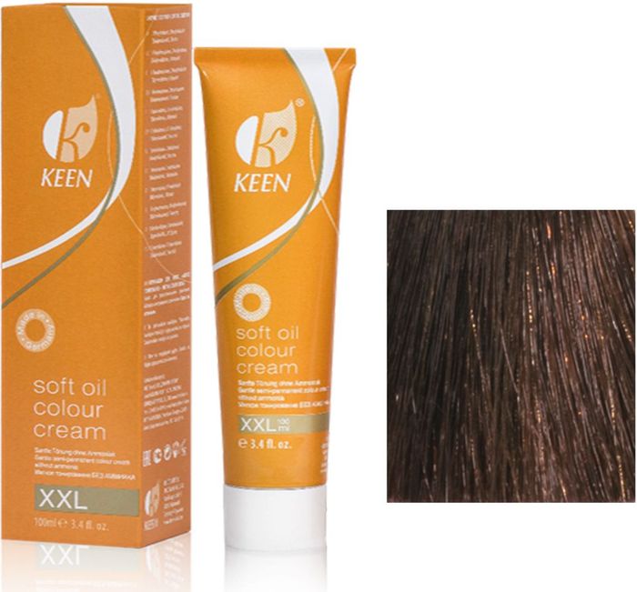 Keen Soft Oil Мягкое тонирование Крем-масло для волос 5.3 Светло-коричневый золотистый Hellbraun Gold, 100 мл
