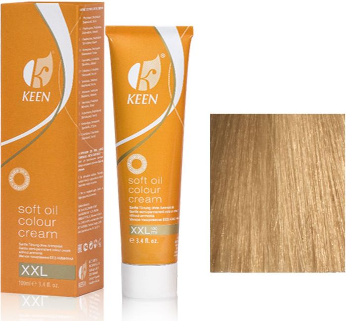 Keen Soft Oil Мягкое тонирование Крем-масло для волос 9.0 Светлый блондин Hellblond, 100 мл