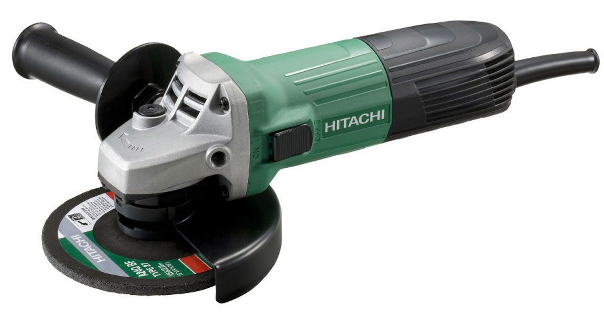 фото Шлифмашина угловая Hitachi "G13SS2" с алмазным диском Carat