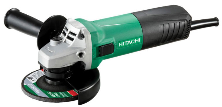 фото Шлифмашина угловая Hitachi "G12SR4" с алмазным диском Carat