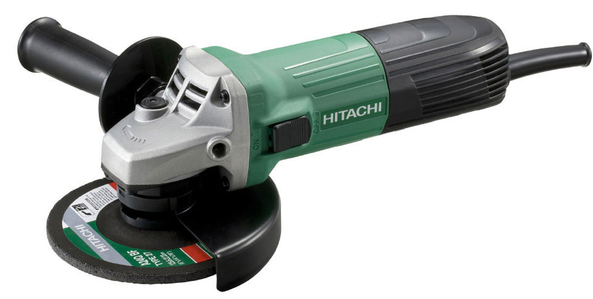 фото Шлифмашина угловая Hitachi "G13SR4" с алмазным диском Carat