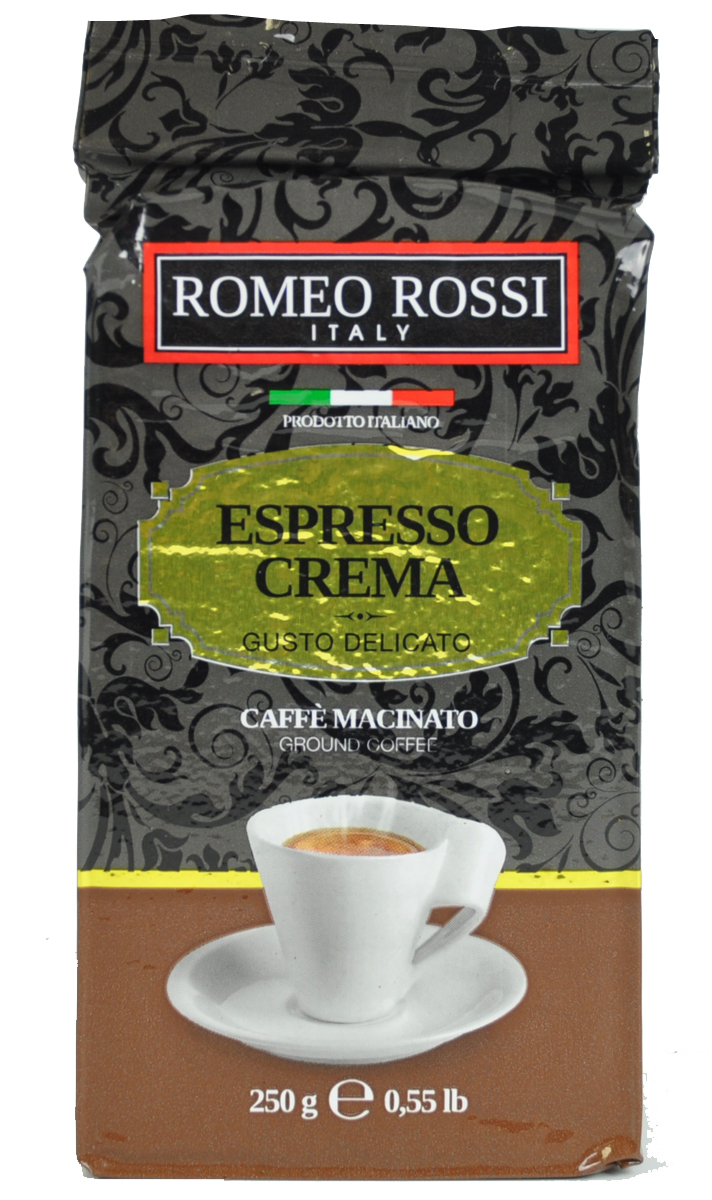 Romeo rossi кофе молотый crema