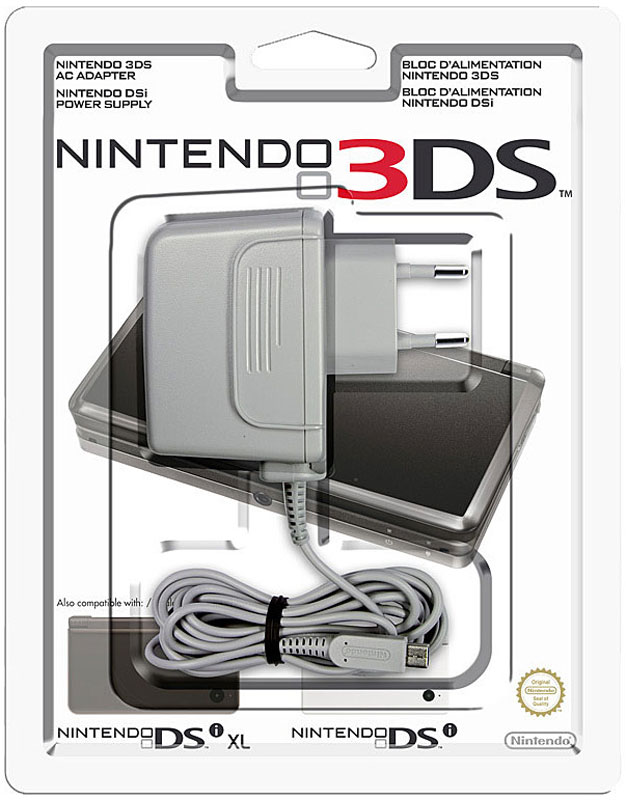 фото Nintendo 3DS, Grey зарядное устройство