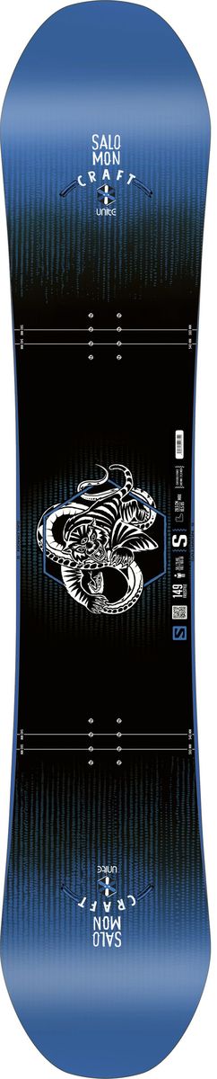 Сноуборд Salomon "Craft Rtl", цвет: черный, голубой, 149 см. L39942000