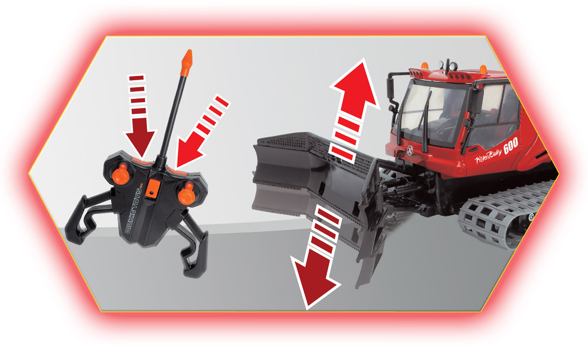 фото Dickie Toys Снегоуборочная машина на радиоупралвении Pistenbully 600