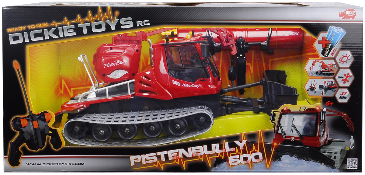 фото Dickie Toys Снегоуборочная машина на радиоупралвении Pistenbully 600