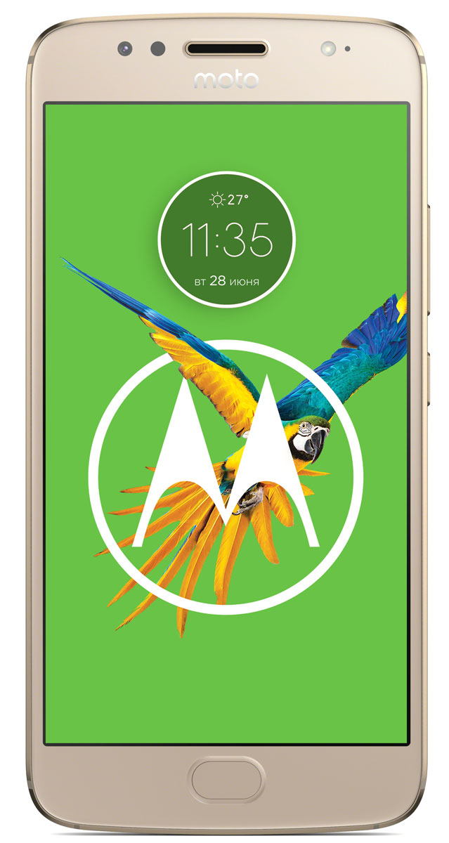 фото Смартфон Motorola Moto G5S, 3/32 ГБ, золотистый