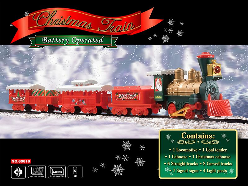 eztec battery operated christmas train