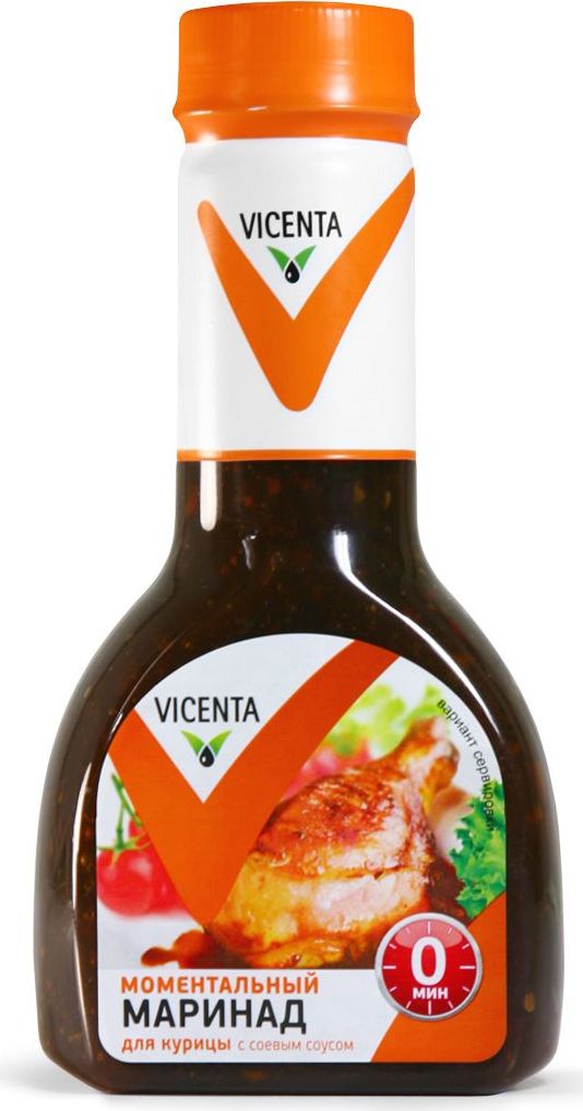 фото Vicenta маринад Моментальный для курицы с соевым соусом, 320 г