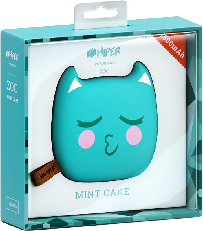 фото Hiper Zoo, Mint Cake внешний аккумулятор (7500 мАч)