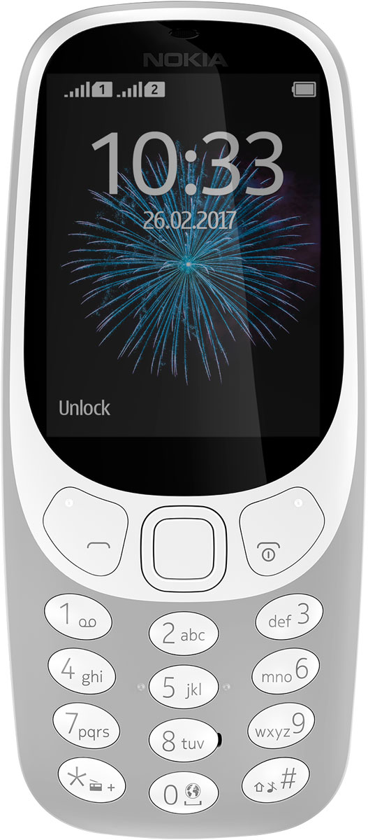 фото Мобильный телефон Nokia 3310 DS, серый