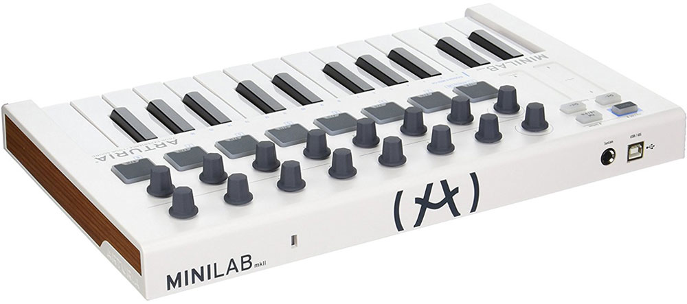 Артурия минилаб 3 подключение Arturia MiniLab mkII, White MIDI-клавиатура - купить с доставкой по выгодным цен