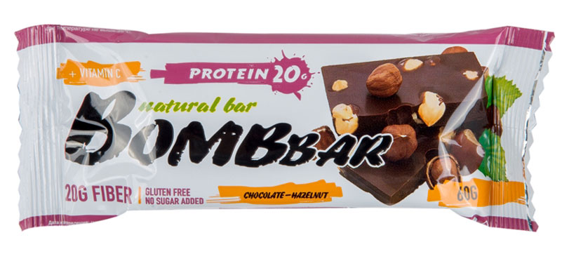 Батончик протеиновый "Bombbar" шоколад