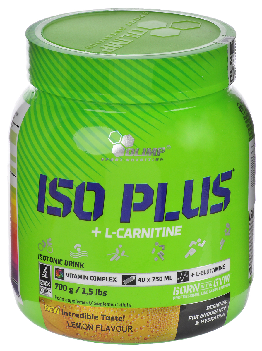 фото Изотонический напиток Olimp Sport Nutrition "Iso Plus Powder", лимон, 700 г