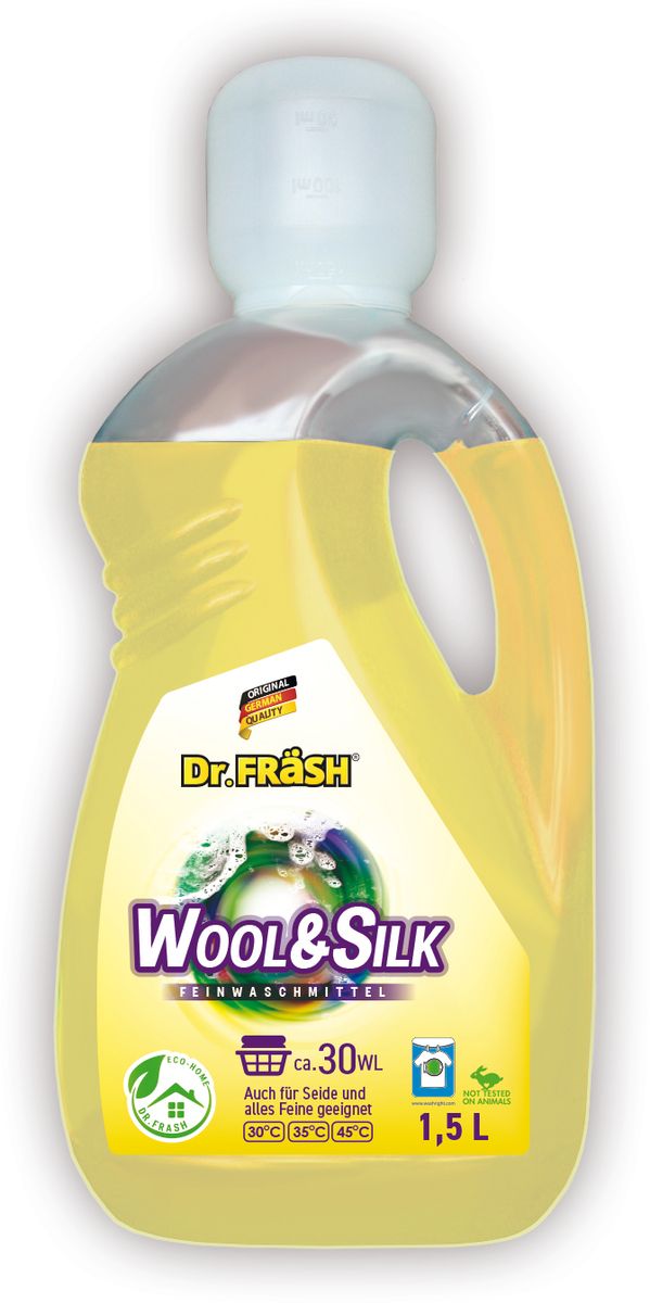 фото Гель для стирки, Dr.Frash "Wool&Silk", деликатных тканей, 1,5 л