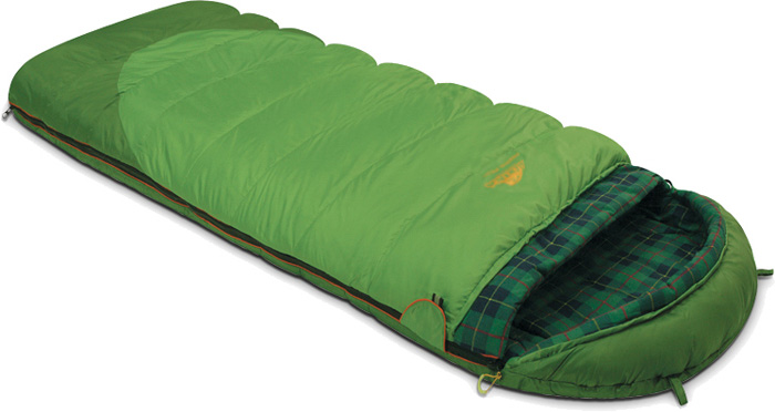 фото Спальный мешок-одеяло Alexika "Siberia Plus", цвет: зеленый, левосторонняя молния. 9252.01012