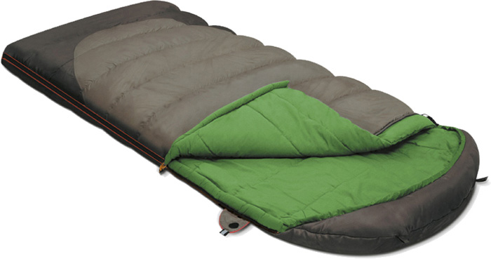 фото Спальный мешок-одеяло Alexika "Summer Plus", цвет: серый, левосторонняя молния. 9258.01072