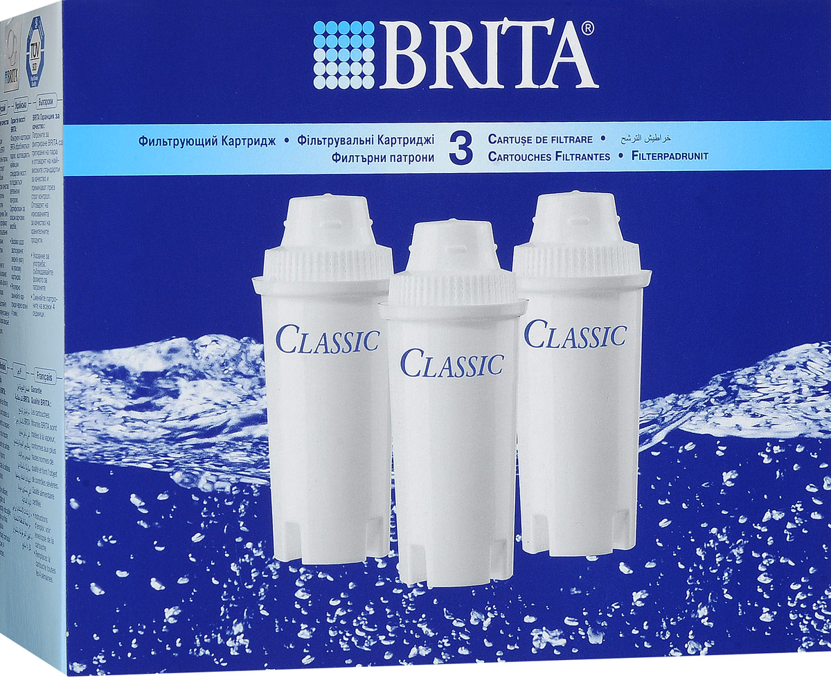 фото Сменные фильтрующие картриджи Brita "Classic", 3 шт