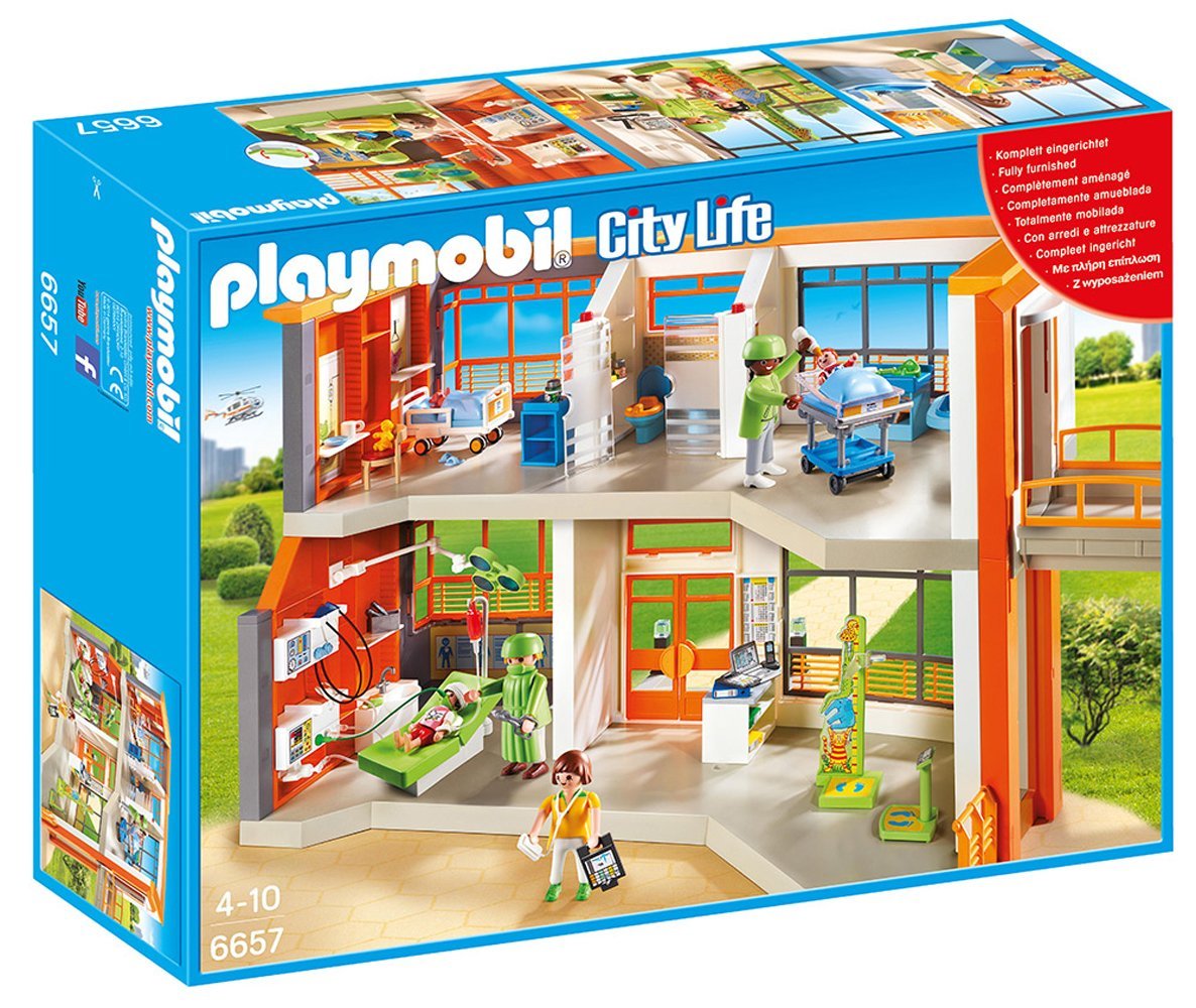 фото Playmobil Игровой набор Меблированная детская больница