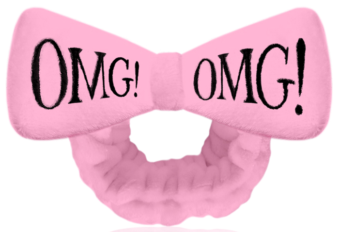 Double Dare OMG! Повязка косметическая для волос Hair Band Light Pink, розовая