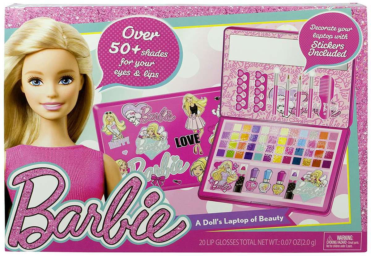 фото Markwins Игровой набор детской декоративной косметики Barbie в кейсе