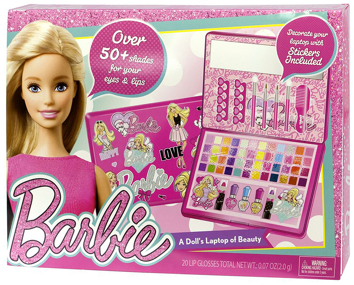 фото Markwins Игровой набор детской декоративной косметики Barbie в кейсе