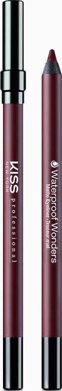 фото Kiss New York Professional Водостойкий контурный карандаш для глаз Waterproof Wanders, Burgundy, 1,2 г