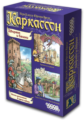 фото Hobby World Настольная игра Каркассон Дворяне и башни (2-е издание)