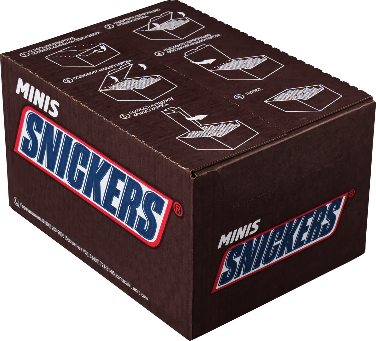 фото Snickers minis шоколадный батончик, 1 кг