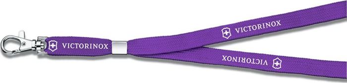 фото Шнурок на шею "Victorinox", с карабином, цвет: фиолетовый. 4.1879.503