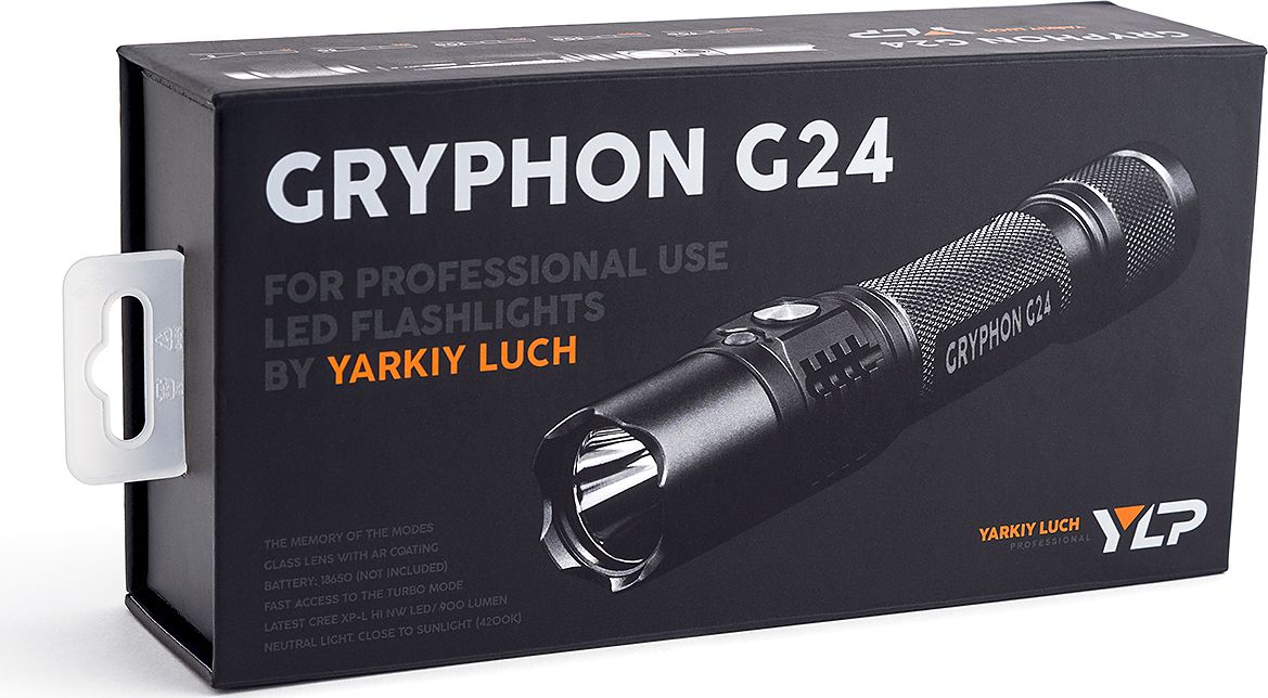 фото Фонарь ручной Яркий луч "Gryphon G24"