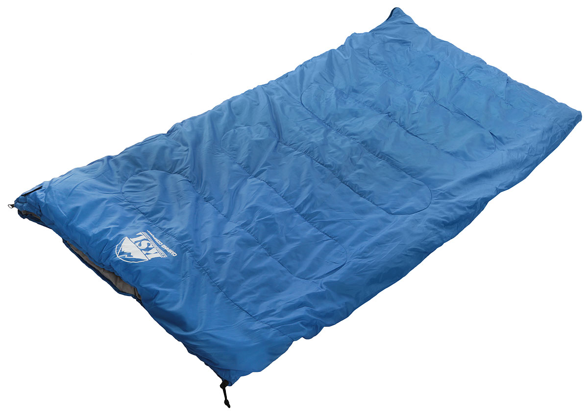 фото Спальный мешок-одеяло KSL "Camping Comfort", цвет: синий, правосторонняя молния. 6253.01051