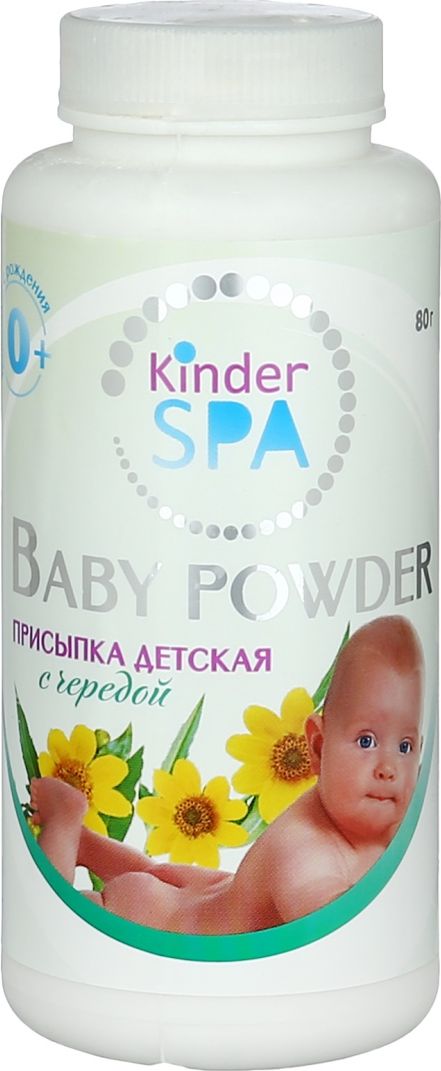 фото Kinder SPA присыпка детская с чередой 80 г