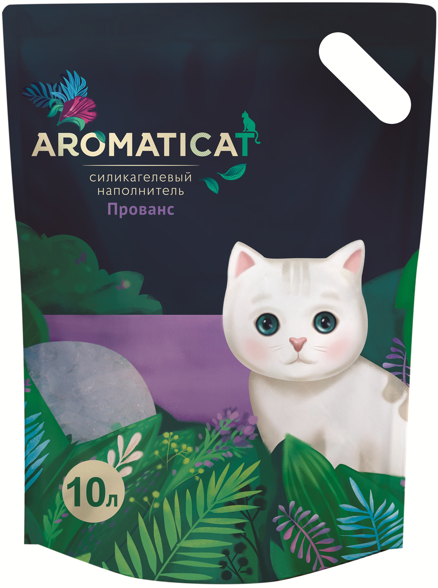 фото Силикагелевый наполнитель Aromaticat "Прованс", гигиенический, 10 л