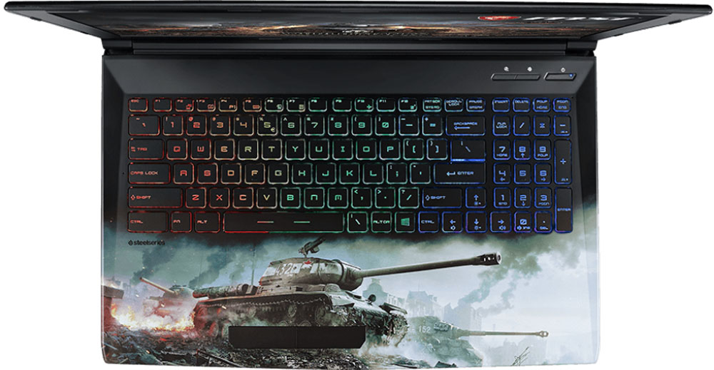 фото Игровой ноутбук MSI GP62M 7RDX World of Tanks Edition, 9S7-16J9E2-2098, 15.6", черный