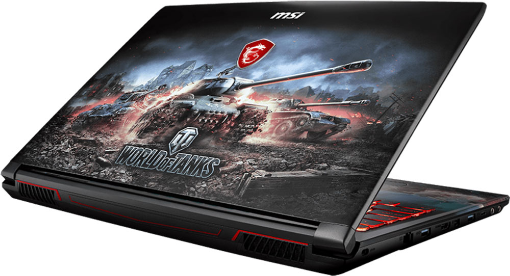 фото Игровой ноутбук MSI GP62M 7RDX World of Tanks Edition, 9S7-16J9E2-2098, 15.6", черный