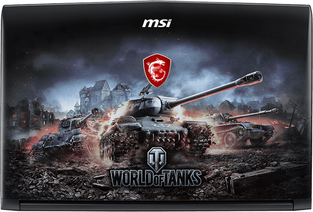 фото Игровой ноутбук MSI GP62M 7RDX World of Tanks Edition, 9S7-16J9E2-2098, 15.6", черный