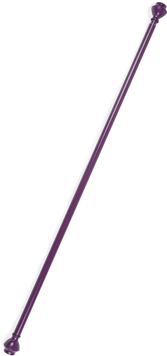 фото Карниз для занавесок Moroshka "Fairytale", 140-250 см, диаметр 22/25 мм, цвет: фиолетовый