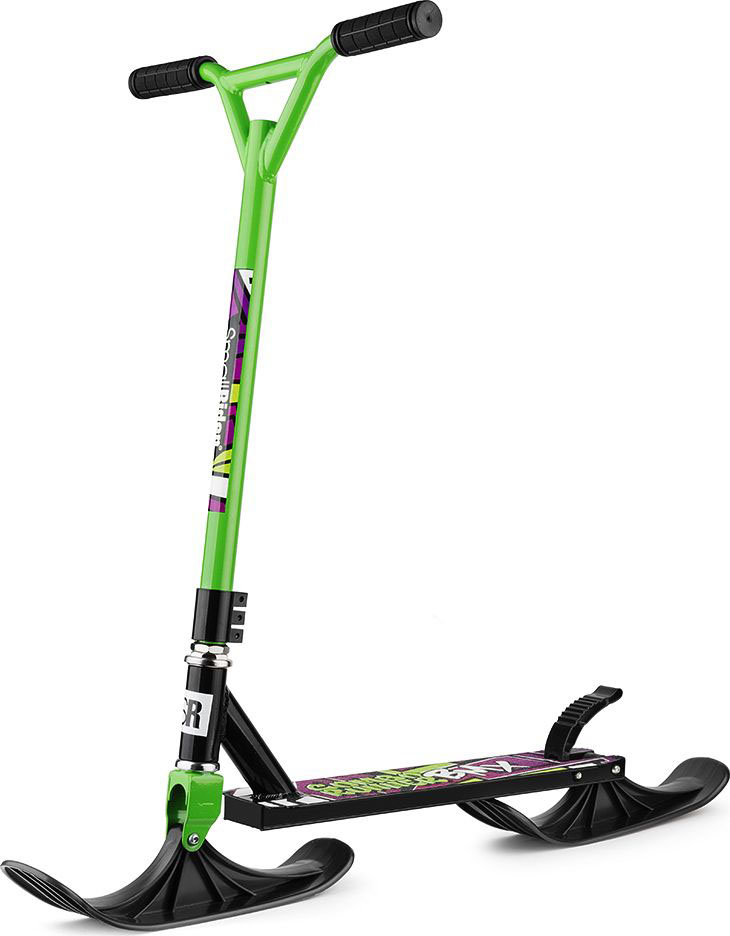Самокат-снегокат Small Rider Combo Runner BMX, с лыжами и колесами, цвет: зеленый