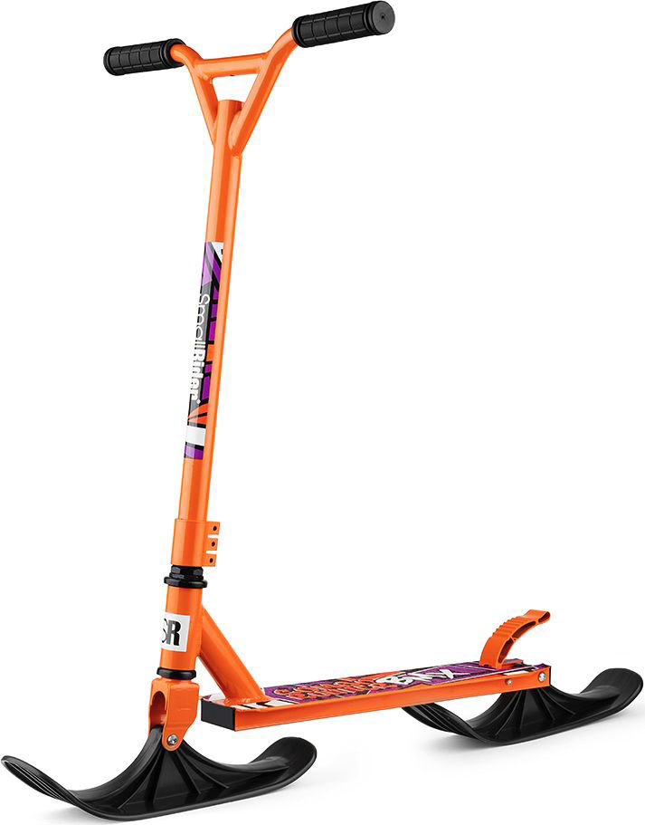 Самокат-снегокат Small Rider Combo Runner BMX, с лыжами и колесами, цвет: оранжевый