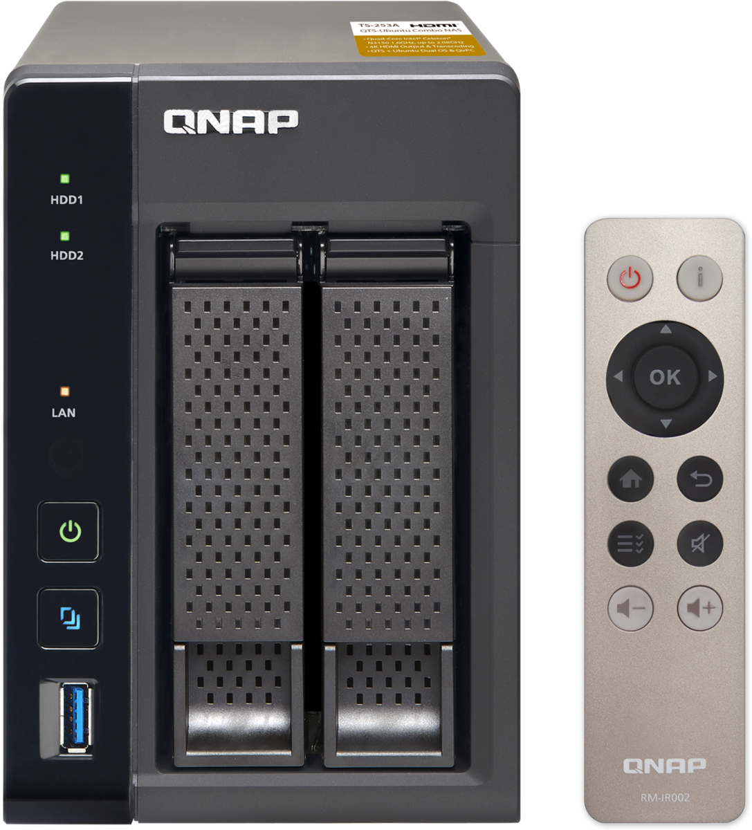 QNAP TS-253A-4G 16TB сетевое хранилище