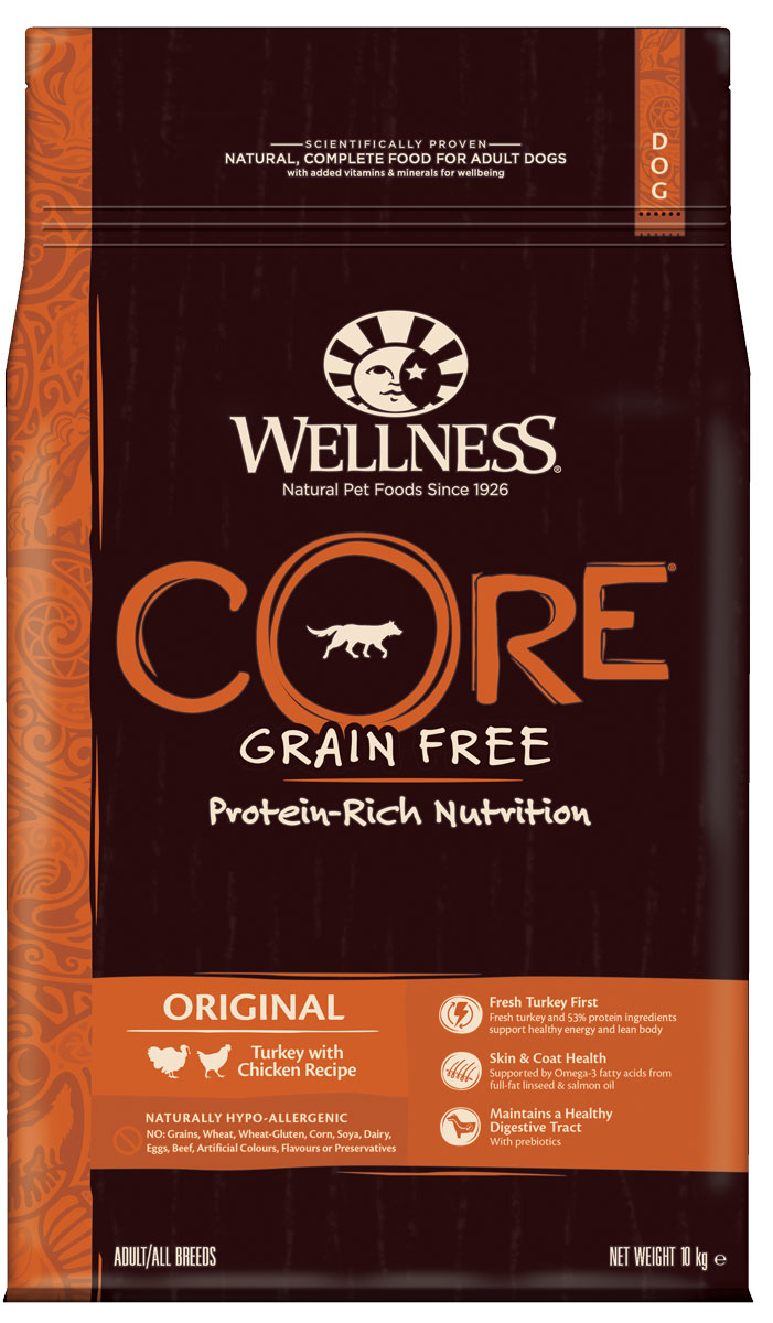 Корм сухой Wellness CORE "Original", для взрослых собак, беззерновой