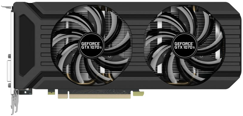 фото Видеокарта Palit GeForce GTX 1070 Ti Dual 8GB, NE5107T015P2-1043D