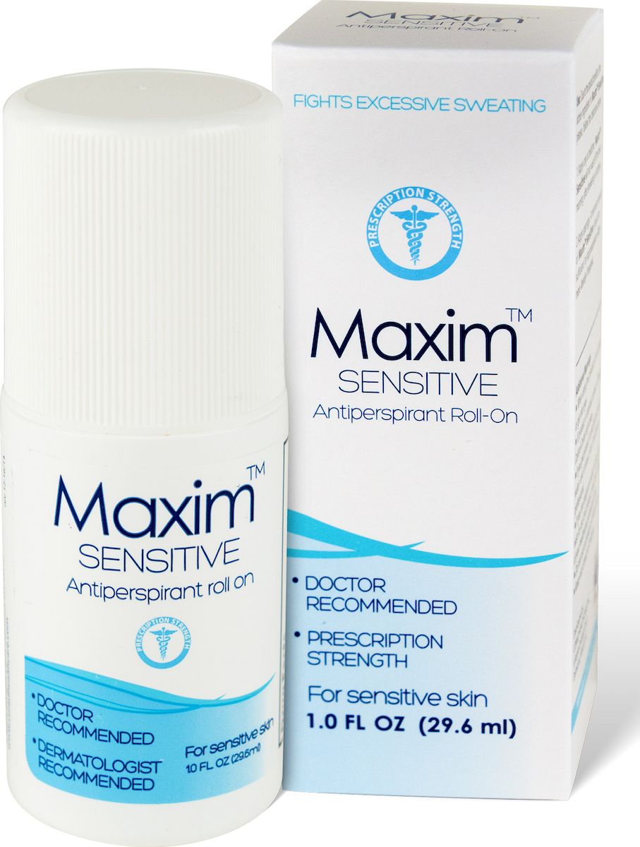 фото Maxim 10,8% Дезодорант-антиперсперант с шариковым аппликатором для чувствительной кожи, 29,5 мл