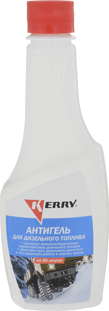 Антигель для дизельного топлива "KERRY", на 80 л, 355 мл. KR-355